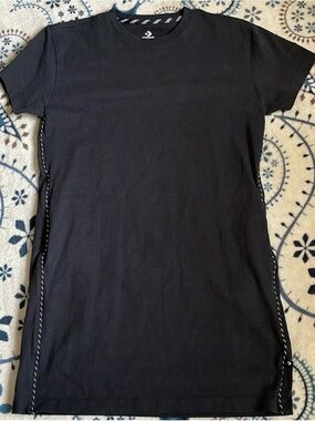 Converse Black Short Sleeve T-Shirt Dress